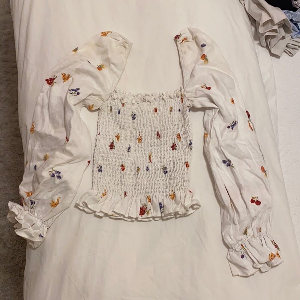 Reformation linen top